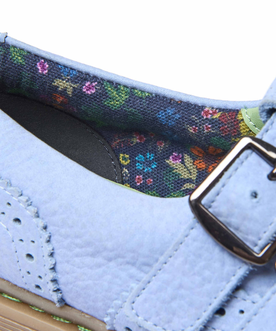CALTHIA CORNFLOWER BLUE NUBUCK