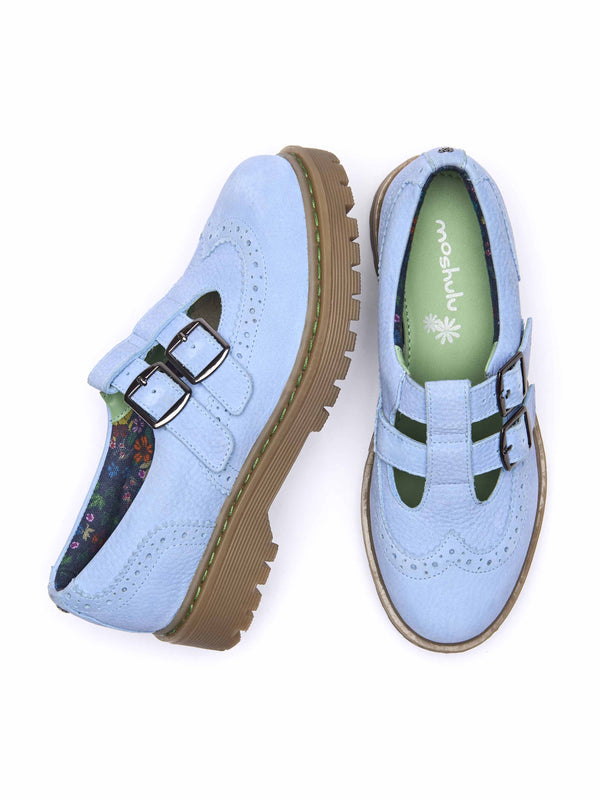 CALTHIA CORNFLOWER BLUE NUBUCK