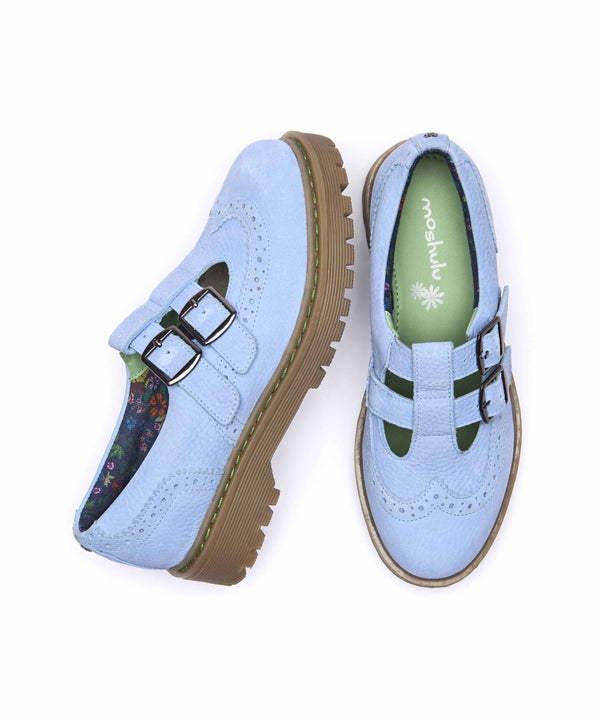 CALTHIA CORNFLOWER BLUE NUBUCK