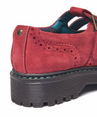 CALTHIA RED NUBUCK
