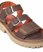 DIANTHA BROWN WAXY LEATHER
