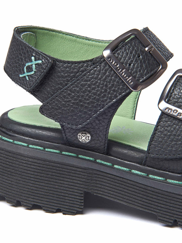 DIANTHA BLACK LEATHER