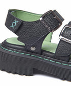 DIANTHA BLACK LEATHER