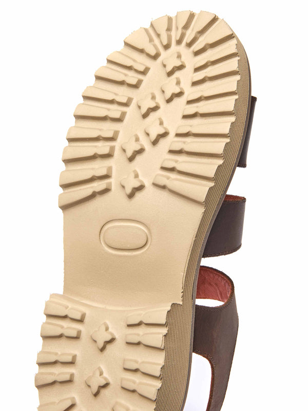 DIANTHA BROWN WAXY LEATHER