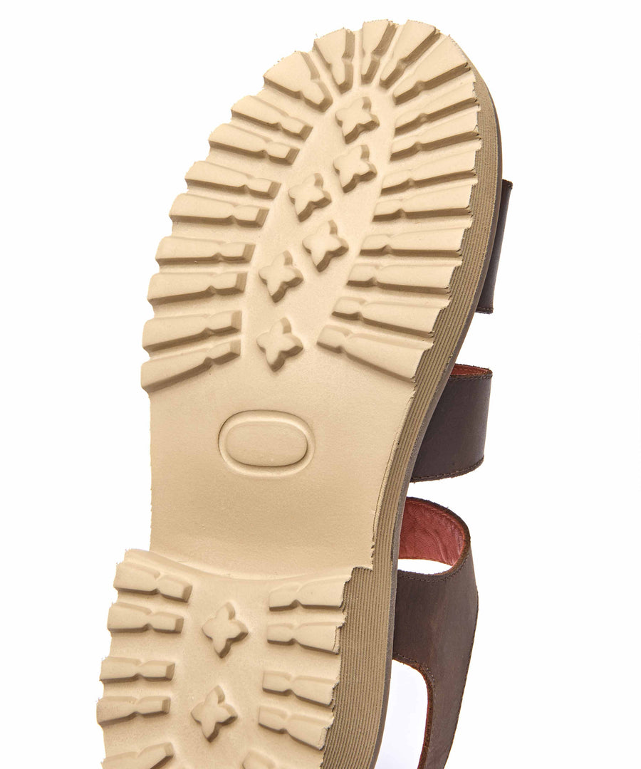 DIANTHA BROWN WAXY LEATHER