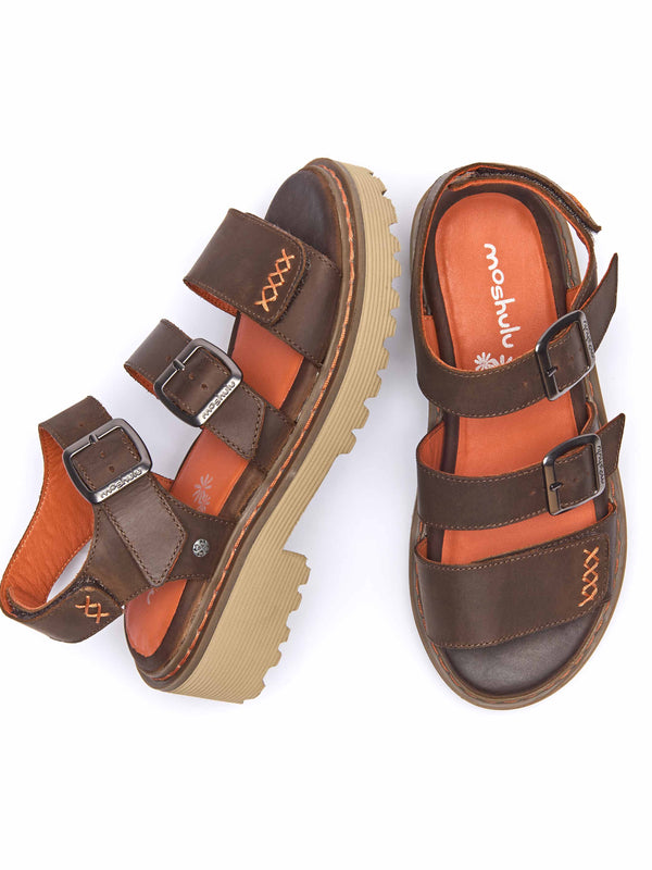 DIANTHA BROWN WAXY LEATHER