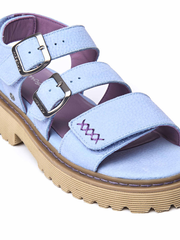 DIANTHA CORNFLOWER BLUE NUBUCK