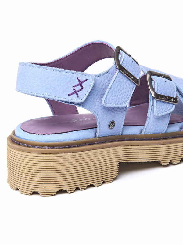 DIANTHA CORNFLOWER BLUE NUBUCK