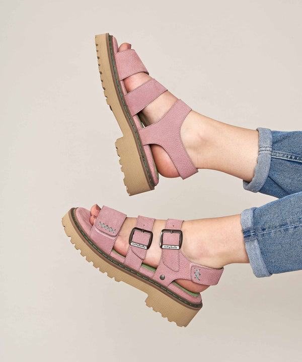 DIANTHA DUSKY PINK NUBUCK