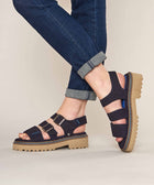 DIANTHA INDIGO NUBUCK