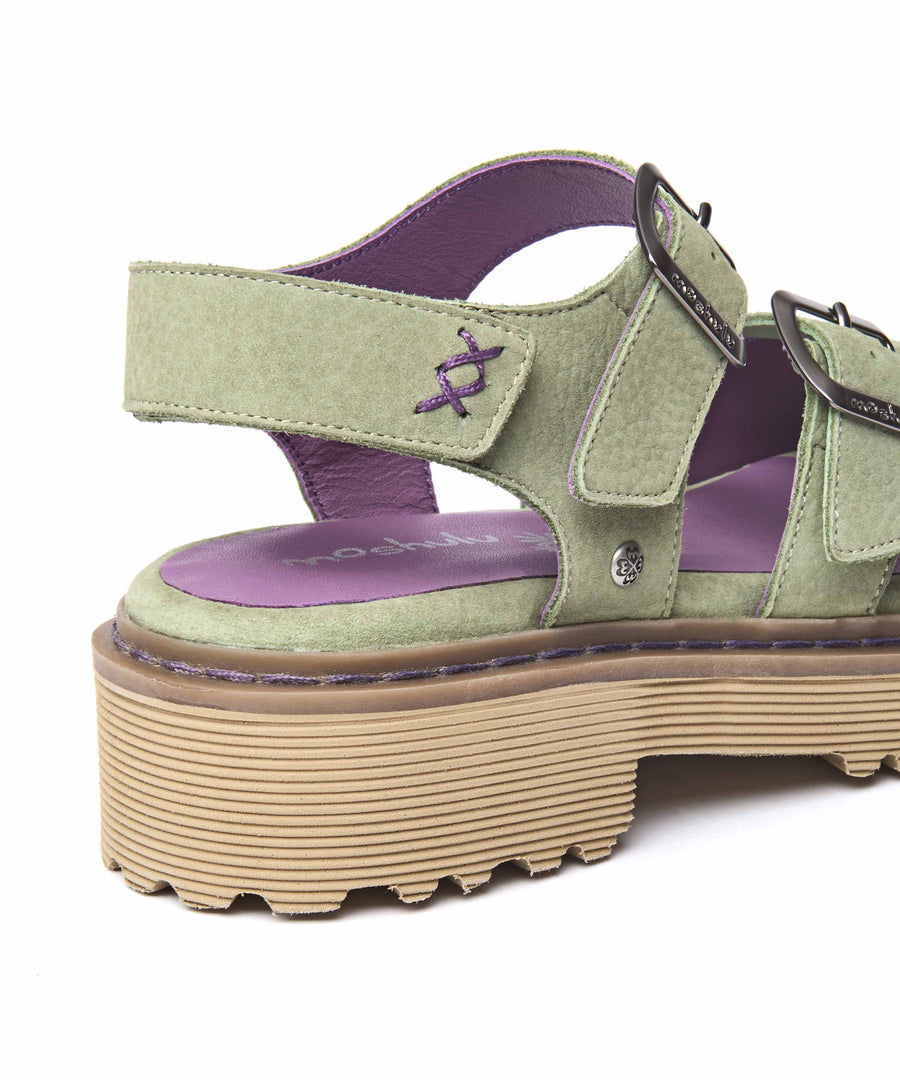 DIANTHA SAGE GREEN NUBUCK