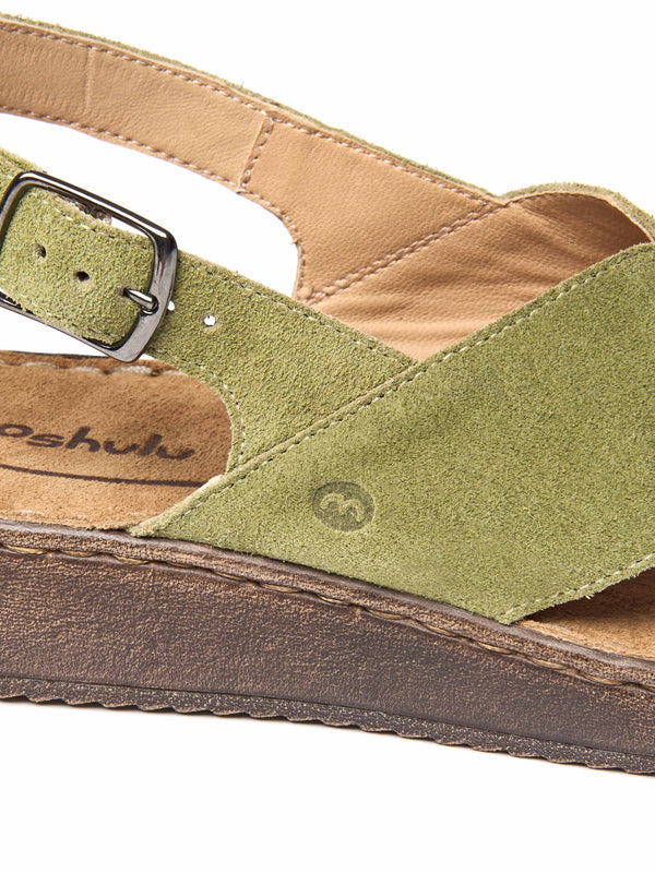 SANTA BARBARA LICHEN GREEN SUEDE