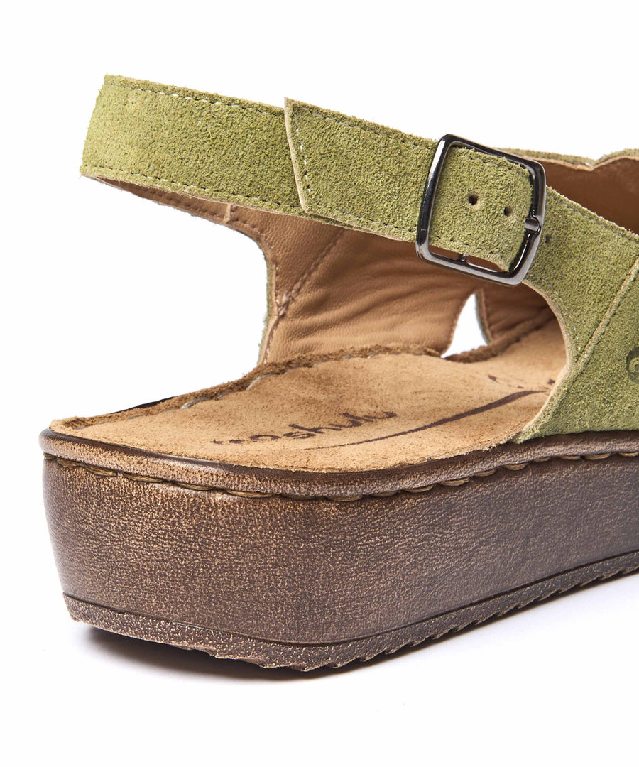 SANTA BARBARA LICHEN GREEN SUEDE