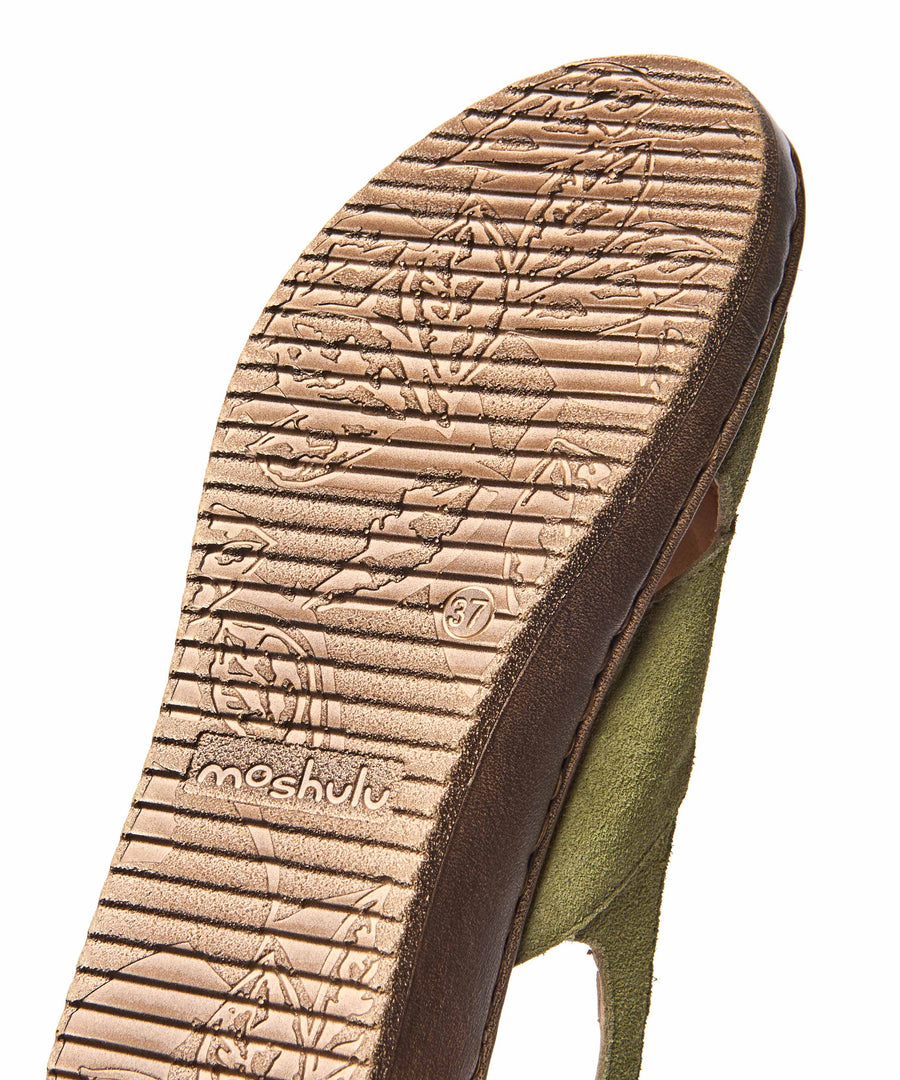 SANTA BARBARA LICHEN GREEN SUEDE
