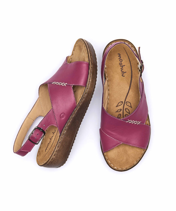 SANTA BARBARA FUCHSIA PINK LEATHER