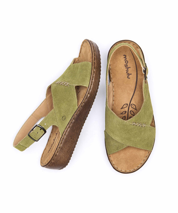 SANTA BARBARA LICHEN GREEN SUEDE