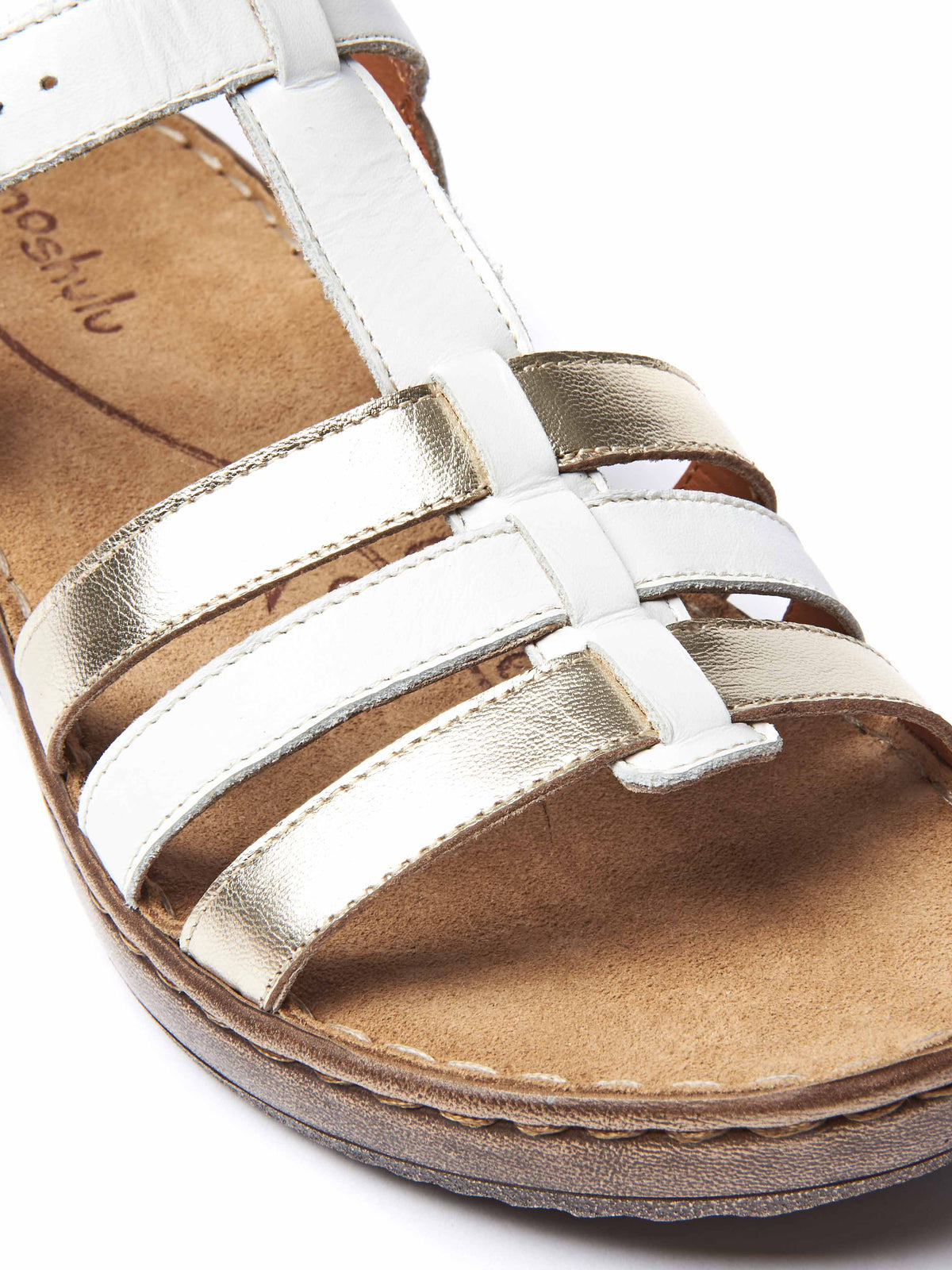 PARADAS WHITE/GILT METALLIC