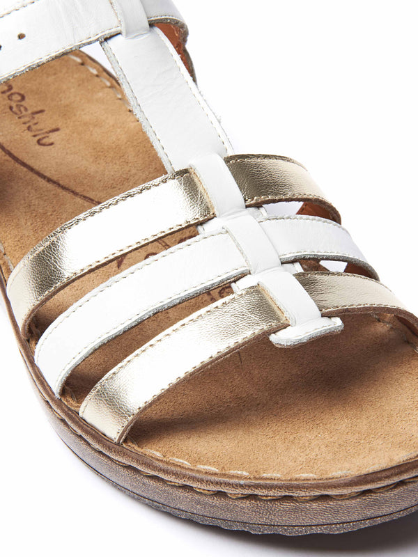 PARADAS WHITE/GILT METALLIC