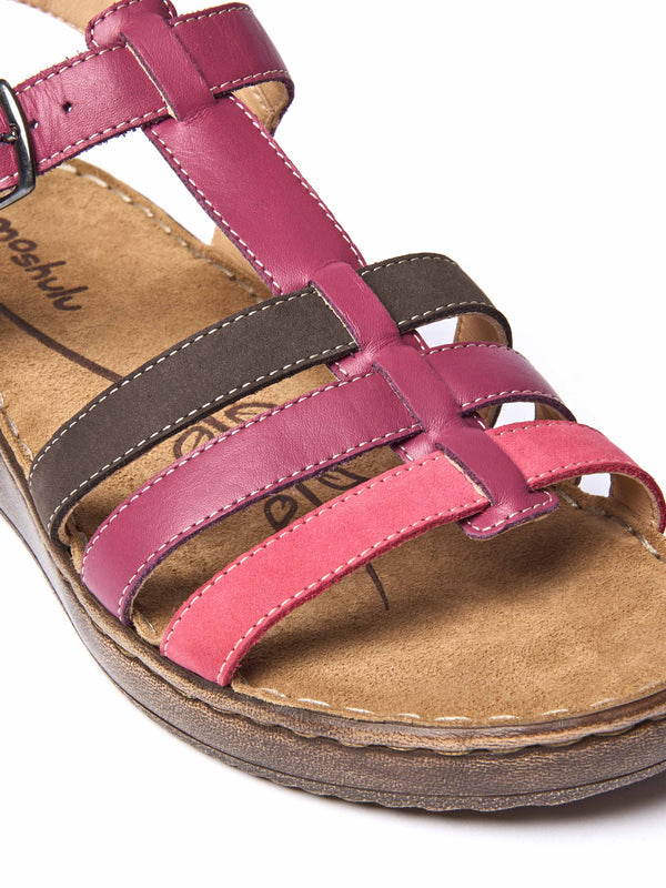 PARADAS FUCHSIA PINK MULTI LEATHER