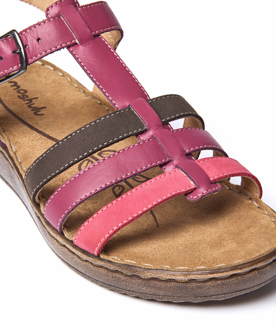 PARADAS FUCHSIA PINK MULTI LEATHER