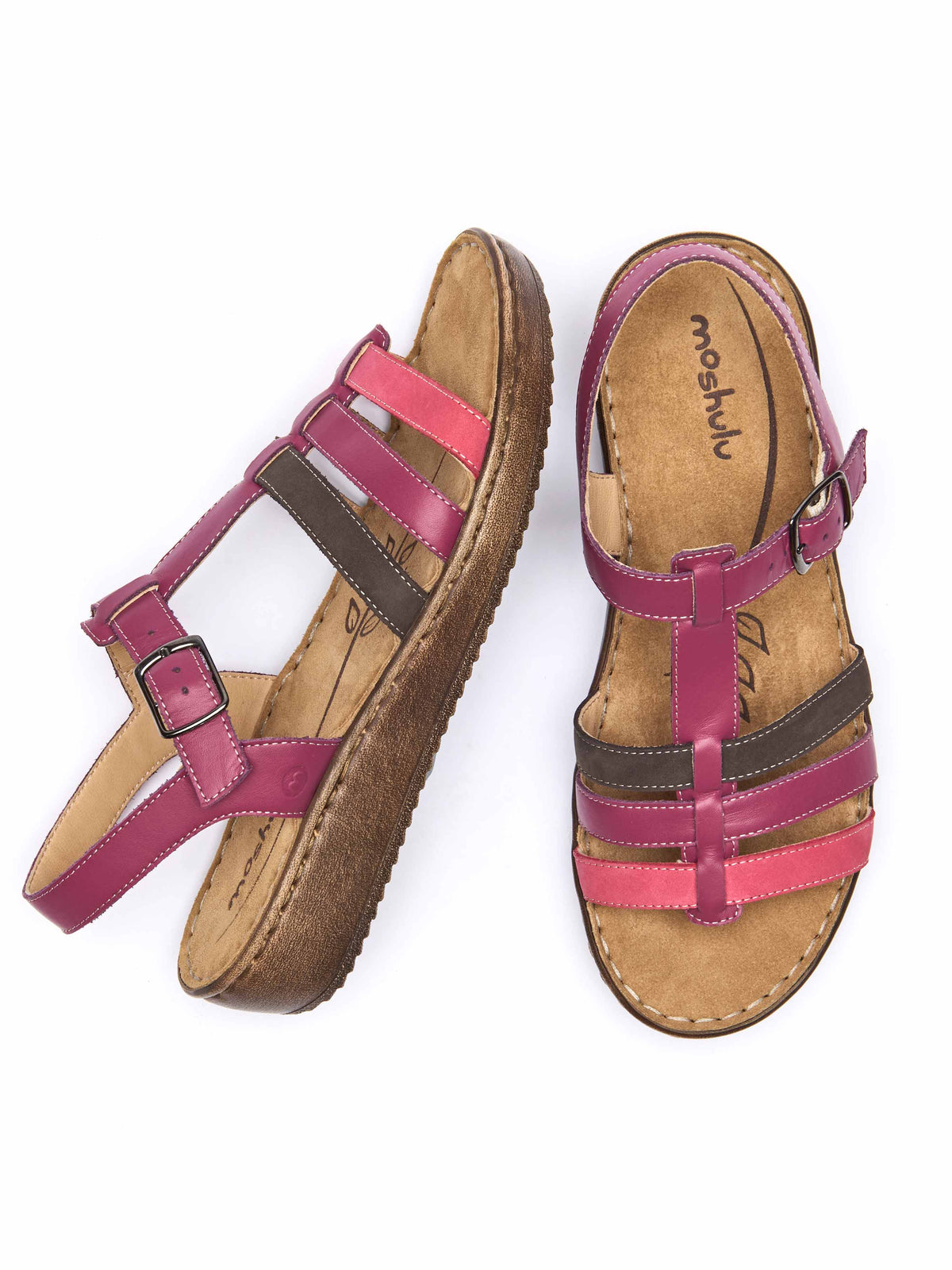 PARADAS FUCHSIA PINK MULTI LEATHER