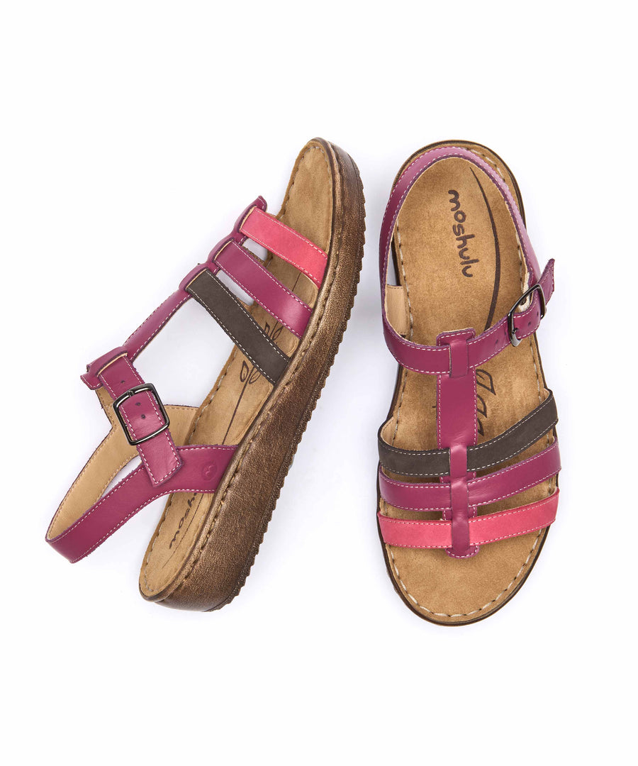 PARADAS FUCHSIA PINK MULTI LEATHER