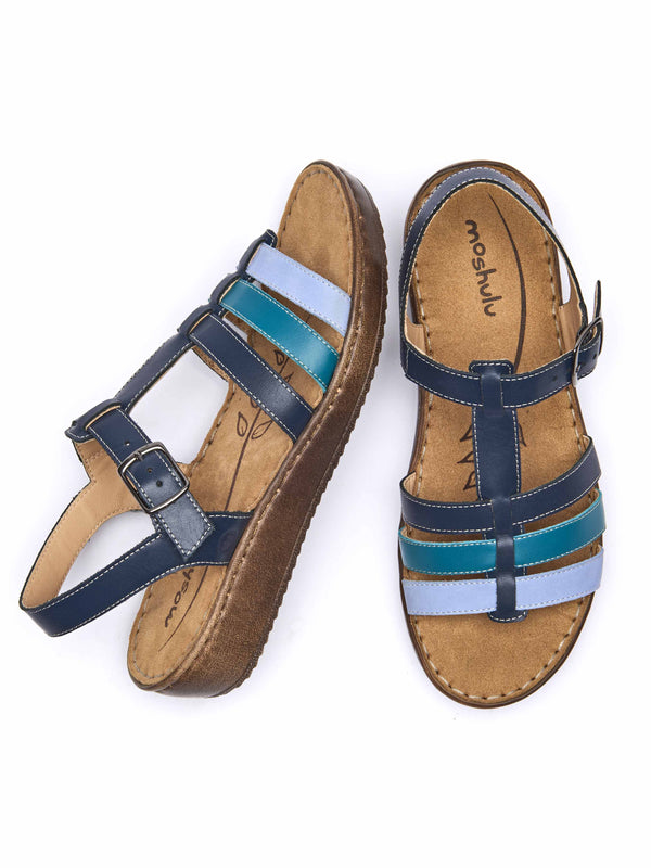 PARADAS INDIGO/BLUE MULTI LEATHER