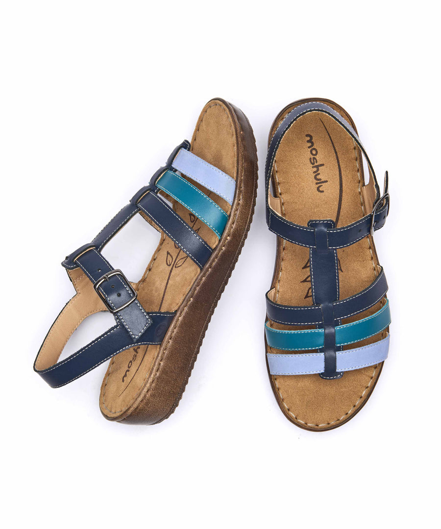 PARADAS INDIGO/BLUE MULTI LEATHER