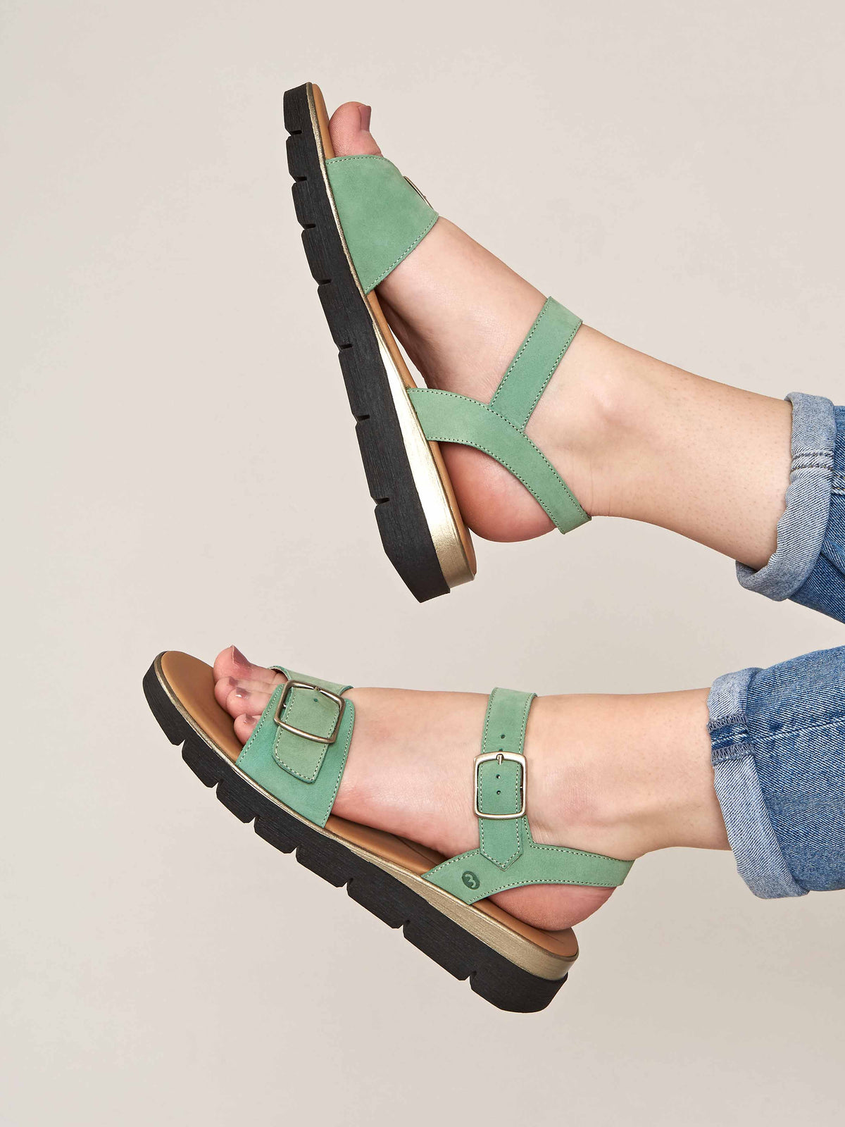 PHILLY GLACIAL GREEN NUBUCK