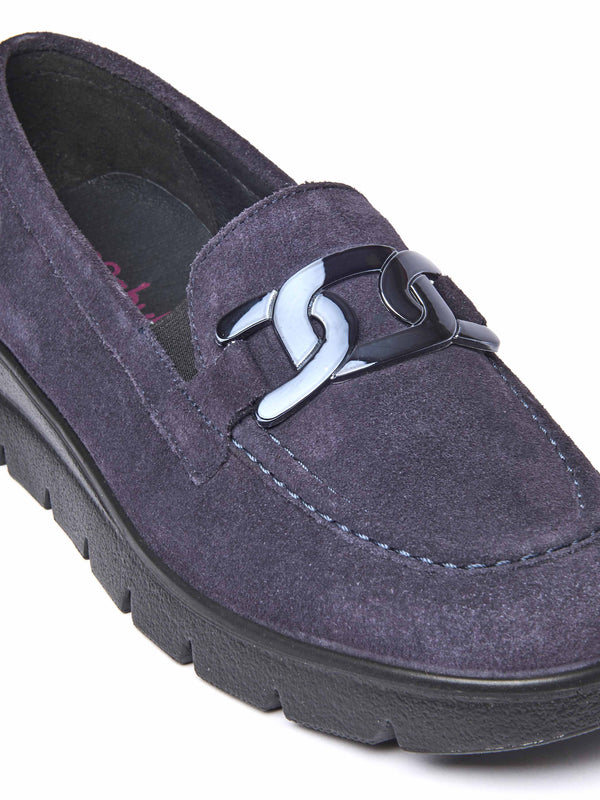 POMARINE INDIGO SUEDE