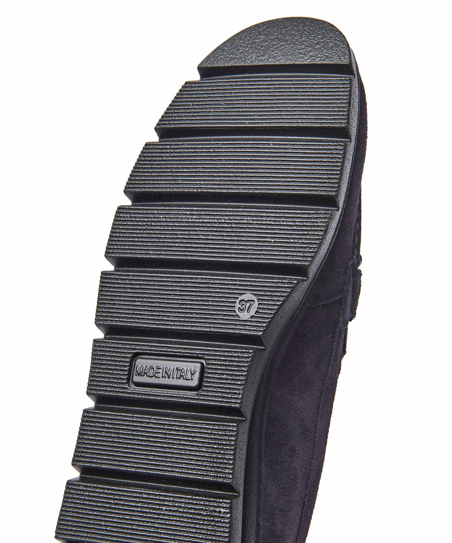 POMARINE INDIGO SUEDE