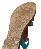 SALTERN F/S TEAL SEA NUBUCK