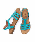 SALTERN F/S TEAL SEA NUBUCK