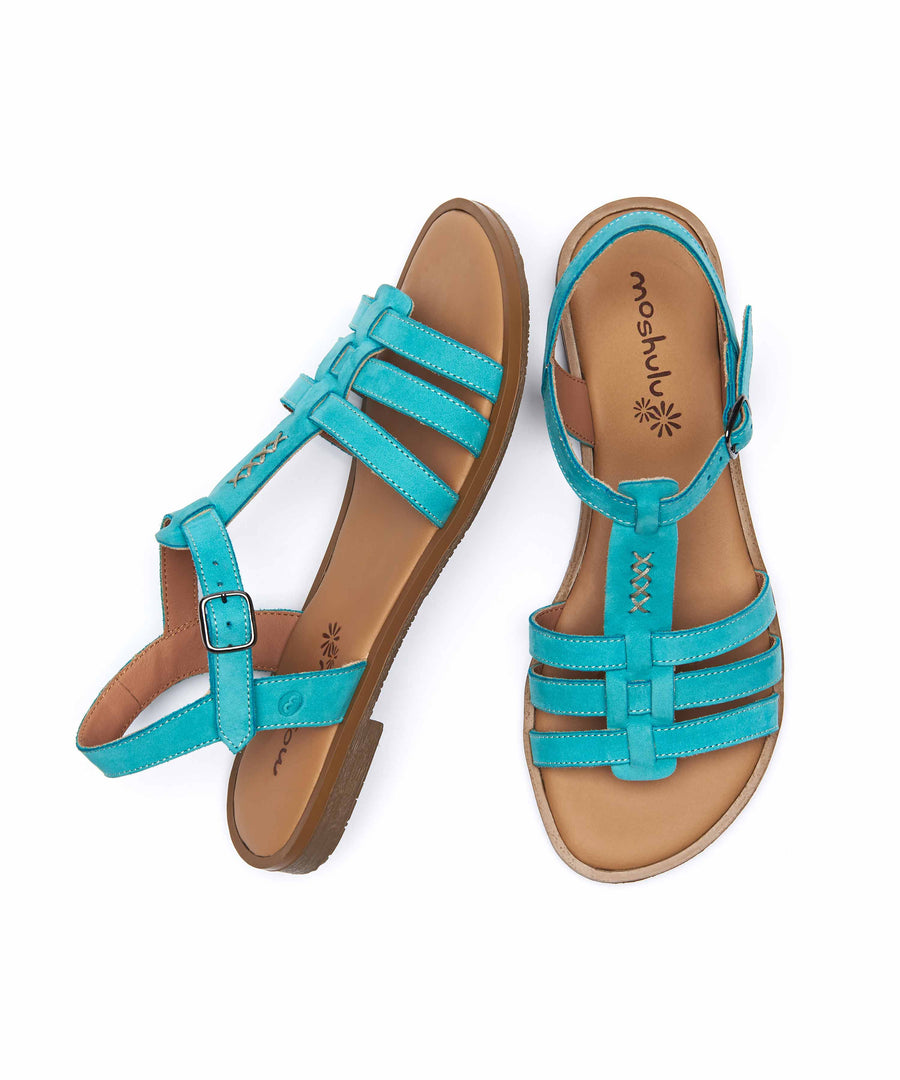 SALTERN F/S TEAL SEA NUBUCK