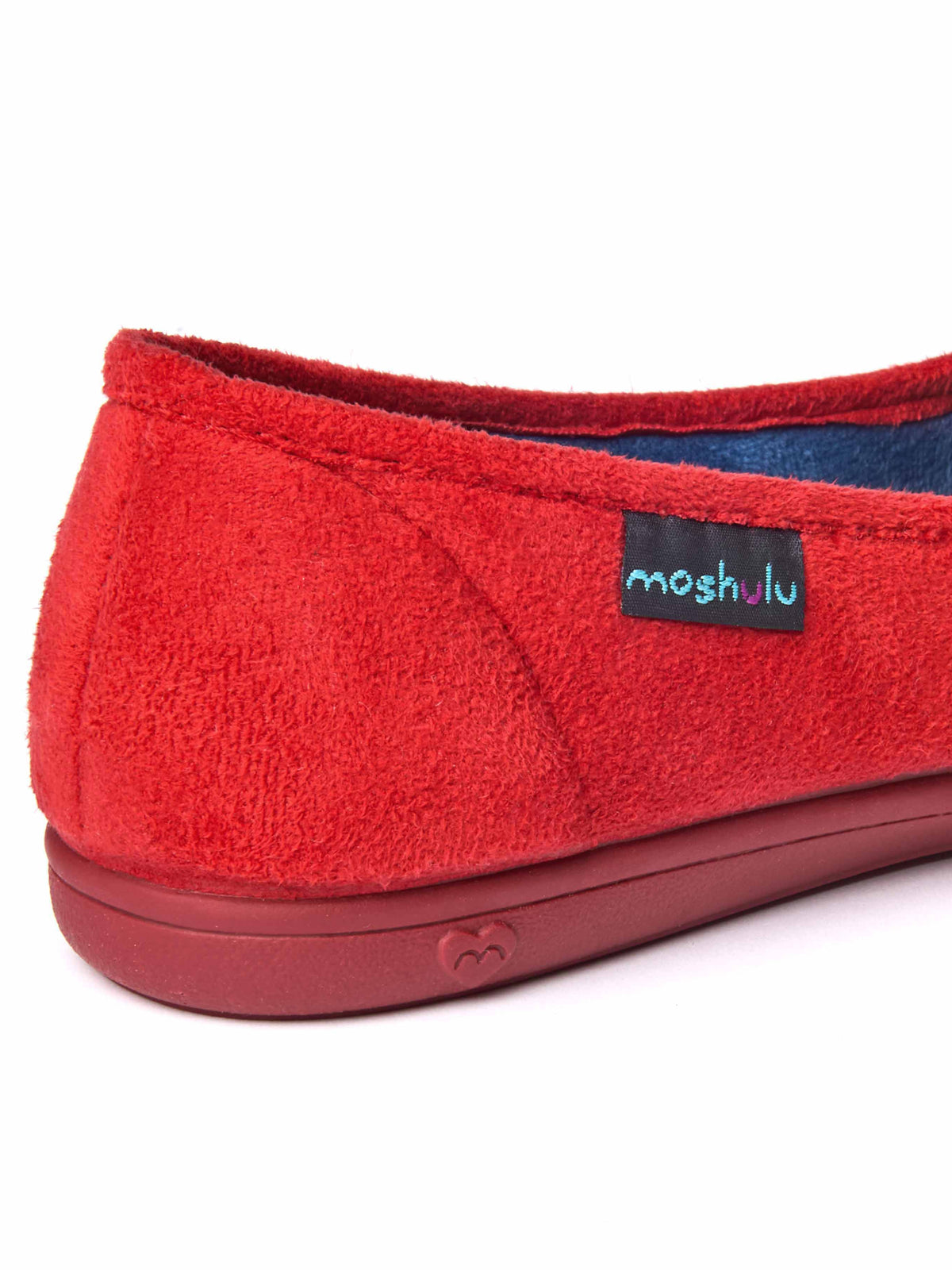 Red bow detailed ballerina slipper - AFFOGATO LIPSTICK RED