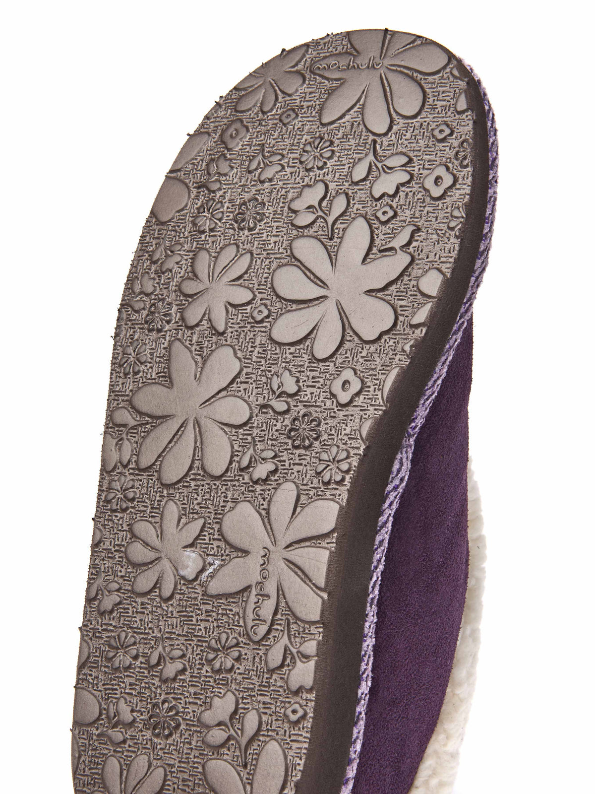 Purple suede bootie slippers - BO SUEDE PLUM