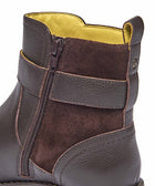 RIA BROWN LEATHER/SUEDE