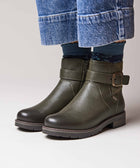 RIA OLIVE GREEN LEATHER