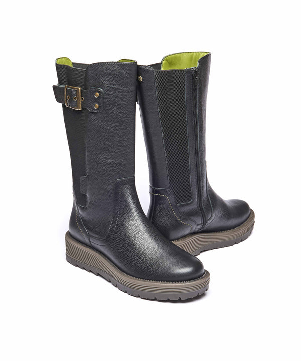 RANNOCH BLACK LEATHER