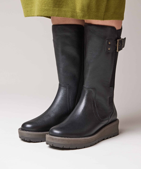 RANNOCH BLACK LEATHER
