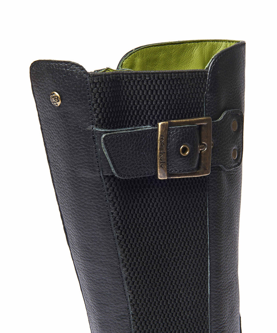 RANNOCH BLACK LEATHER
