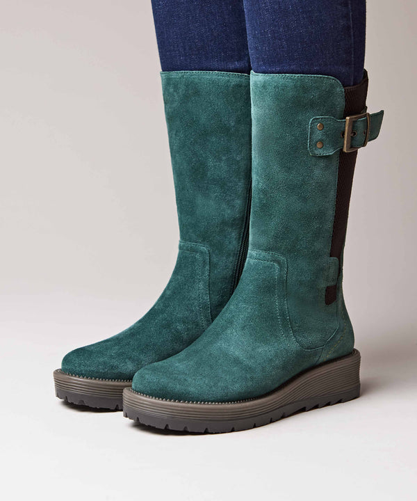 RANNOCH PINE GREEN SUEDE