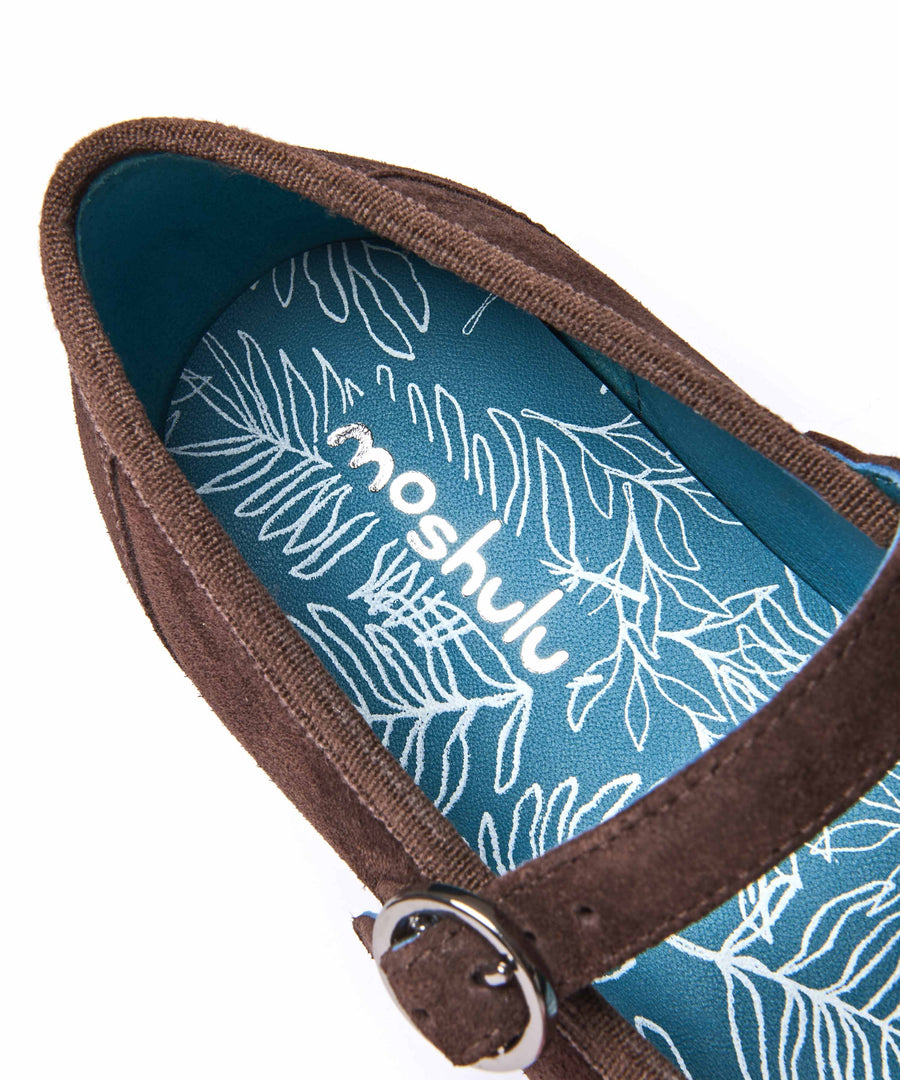 MAWGAN BROWN SUEDE