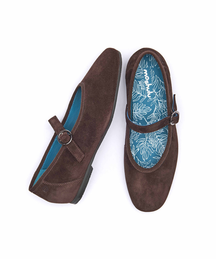 MAWGAN BROWN SUEDE