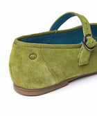 MAWGAN LICHEN GREEN SUEDE