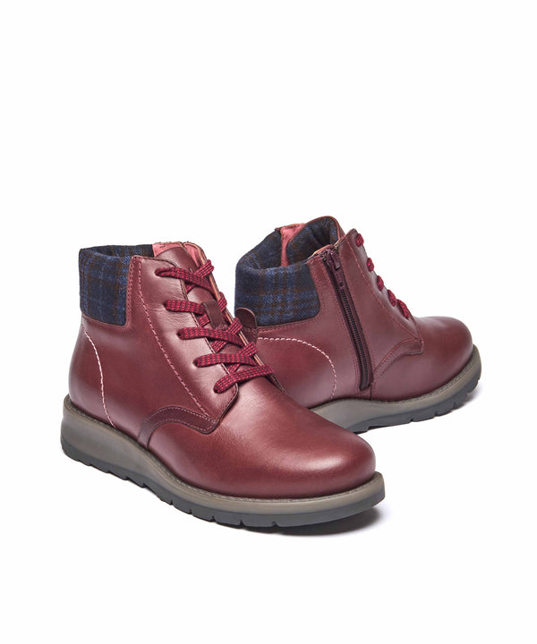LYDD ZINFANDEL RED WAXY LEATHER
