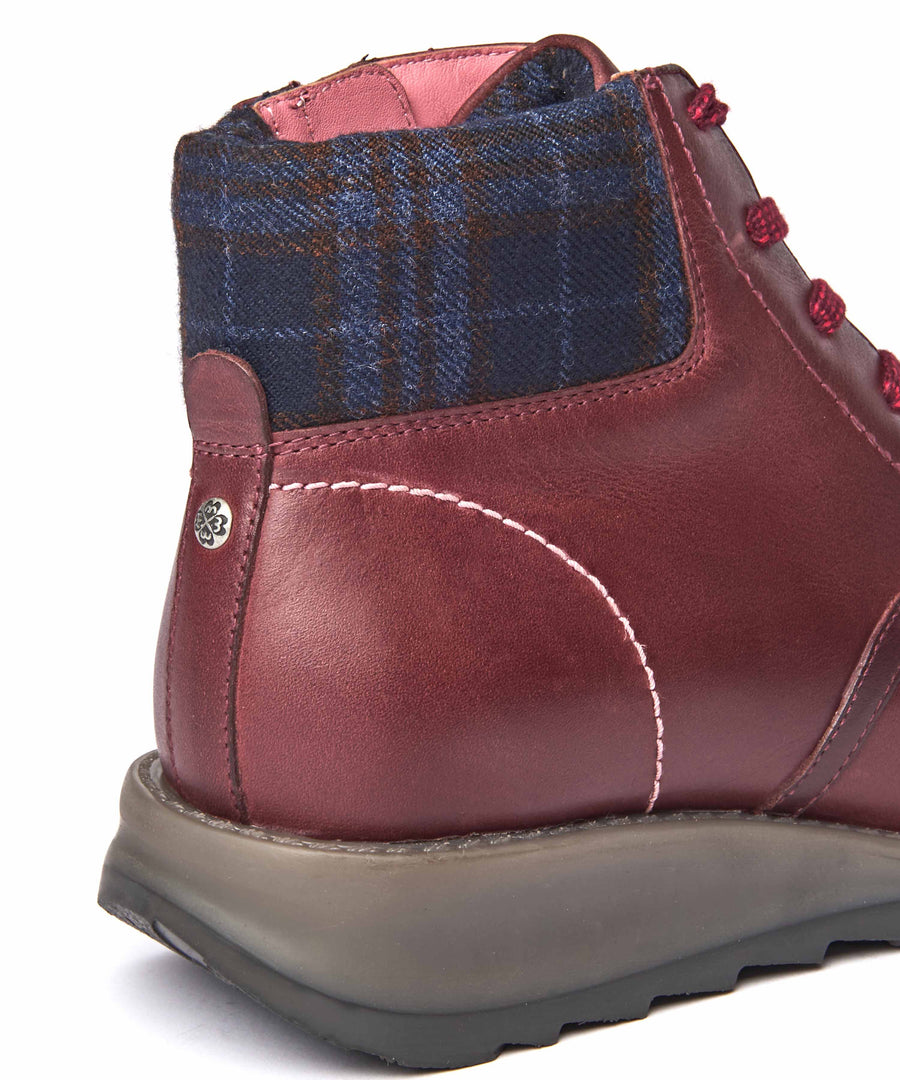 LYDD ZINFANDEL RED WAXY LEATHER