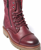 BARDSEY 2 ZINFANDEL RED LEATHER