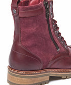 BARDSEY 2 ZINFANDEL RED LEATHER