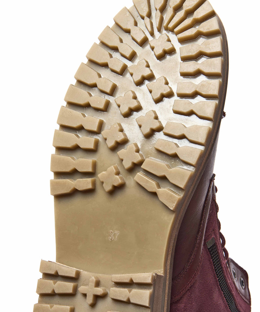 BARDSEY 2 ZINFANDEL RED LEATHER